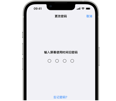 大朗镇iPhone屏幕维修分享iPhone屏幕使用时间密码忘记了怎么办 