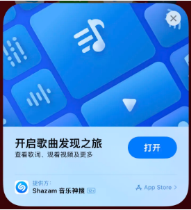 大朗镇苹果14维修站分享iPhone14音乐识别功能使用方法 