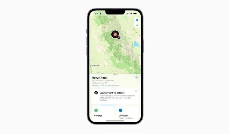 大朗镇苹果14维修分享iPhone14系列中 FindMy功能通过卫星分享位置方法教程 