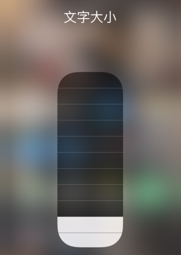 大朗镇苹果手机维修分享小技巧：在 iPhone 控制中心快速调节字体大小 